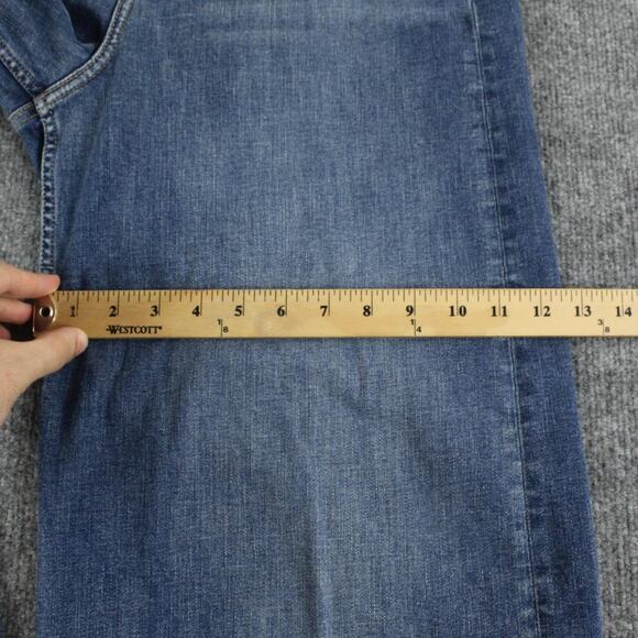 Rag Bone Jeans Womens 32 Blue Sofie High Rise Ultra Wide Leg Frayed Hem Casual - Picture 14 of 16